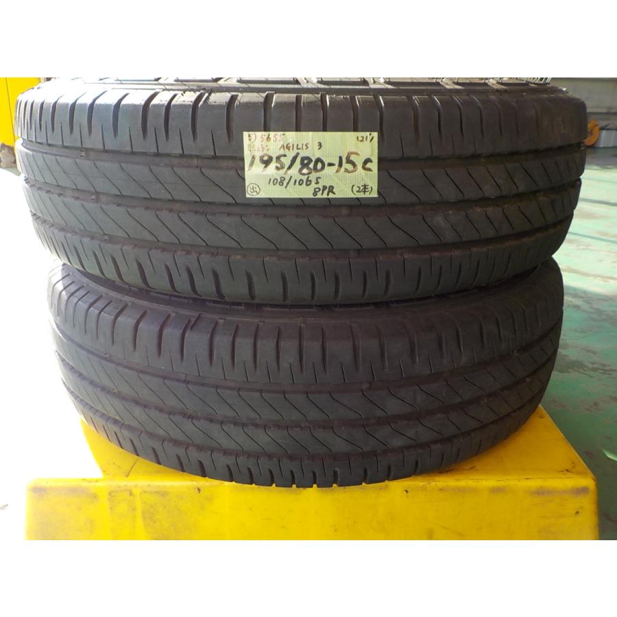 5) 5655b ミシュラン ＡＧＩＬＩＳ ３ 195/80R15C 108/106S 8PR ２本