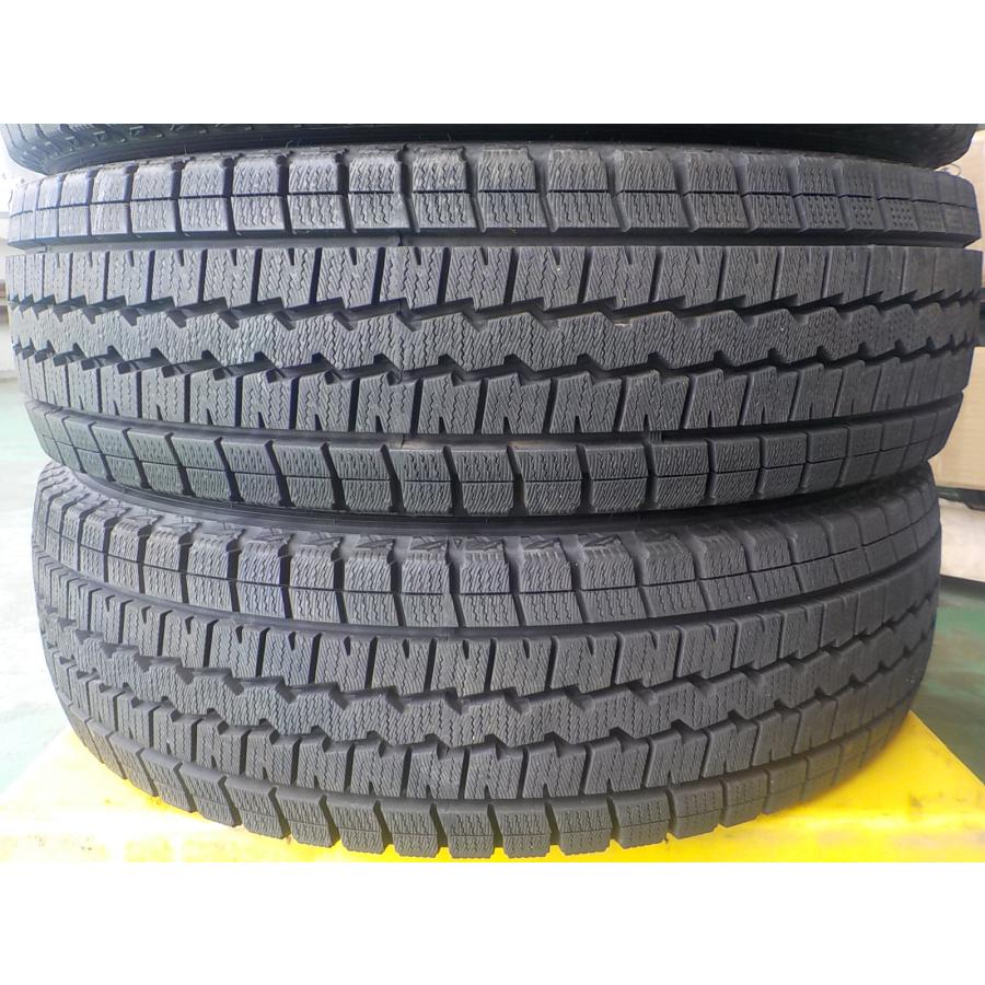5) 8333b ダンロップ ウィンターＭＡＸＸ ＳＶ０１ 195/80R15 107/105L LT ４本セット ハイエース キャラバン 等 2018年製の画像