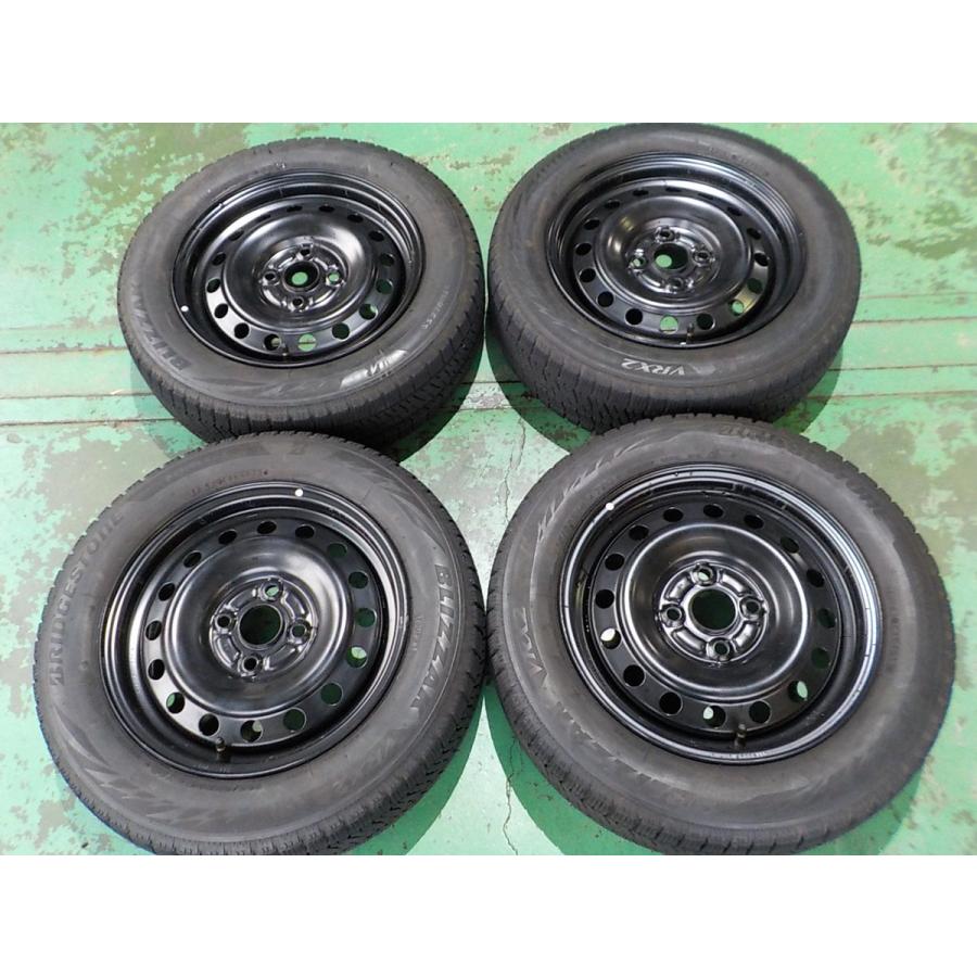 D14004 トヨタ ルーミー 純正 スチール 5J +35 ブリザック VRX2 