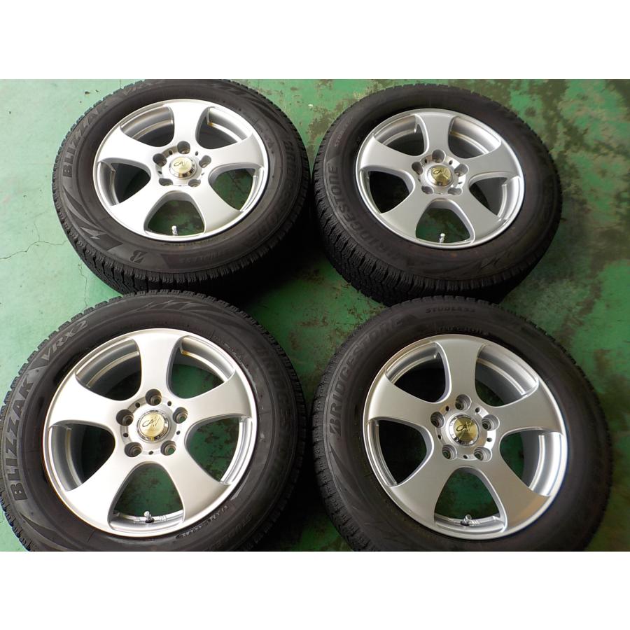 D15017 CAV フリード 5穴 等 ブリザック VRX2 185/65R15 付き 6J 