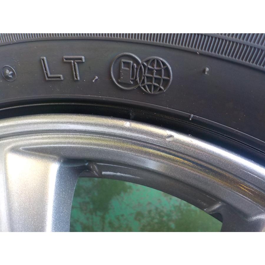 HS12101 ＰＲＤ ７Ｓ ハイゼット エブリィ キャリィ Ｎ−ＶＡＮ アクティ 等 エナセーブ 145/80R12 80/78NLT 新品タイヤ 付き_3