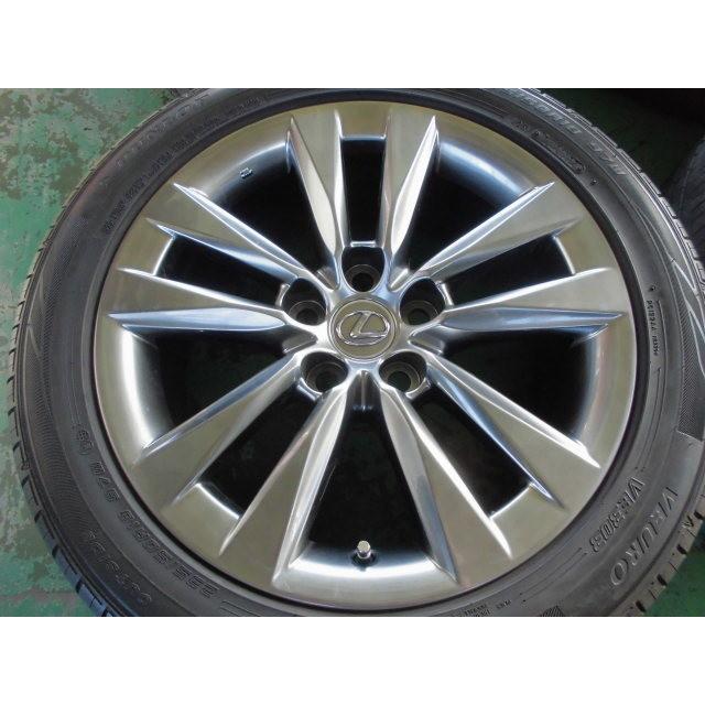 レクサス LS460 LS600 専用ホイール 8.0J ×18 +35 5-120 ☆ バリ山 