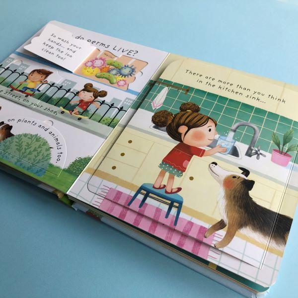 What are germs? | ばいきんのおはなし（原書）英語絵本 洋書 英語教材 幼児 しかけ 知育 学び |  | 02