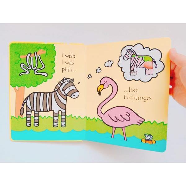 Zebra's colours｜英語絵本 洋書 英語教材 幼児 しかけ 知育 海外