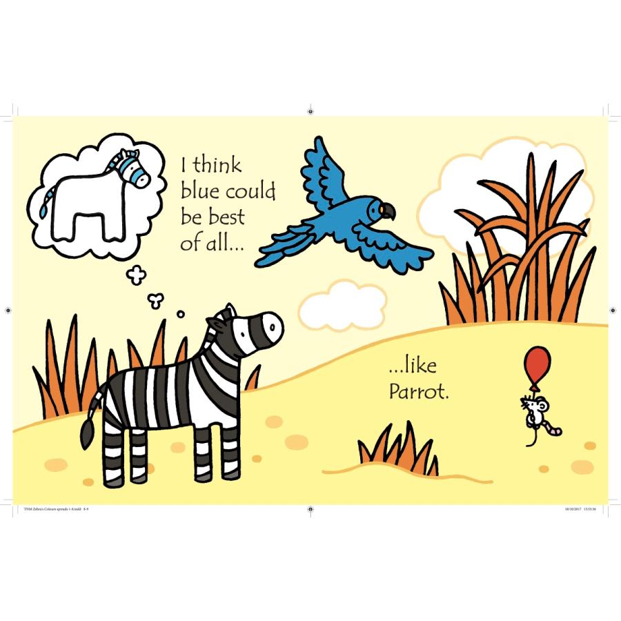 Zebra's colours｜英語絵本 洋書 英語教材 幼児 しかけ 知育 海外