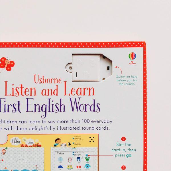 Listen and Learn First English Words: With over 120 words | 絵辞典 英語 音声付き｜cowiibooks｜04