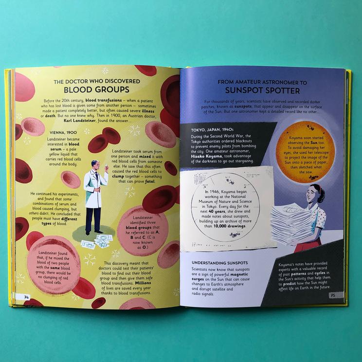 The Amazing Discoveries of 100 Brilliant Scientists | 偉人伝 図鑑 英語教材 知育 英語絵本 洋書 |  | 03
