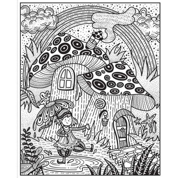 Rainbows Magic Painting Book｜水ぬり絵 塗り絵 あそび 英語教材 幼児