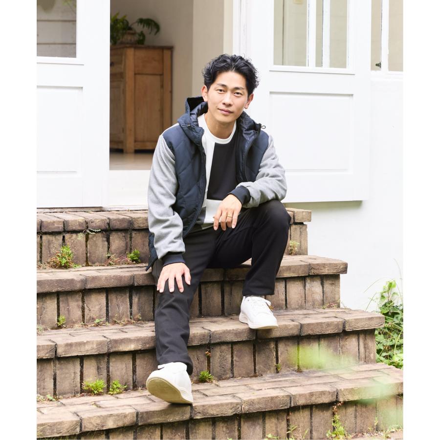 ikka（イッカ） 【芸能人着用】sorona(R)ブロックスコンビパーカー