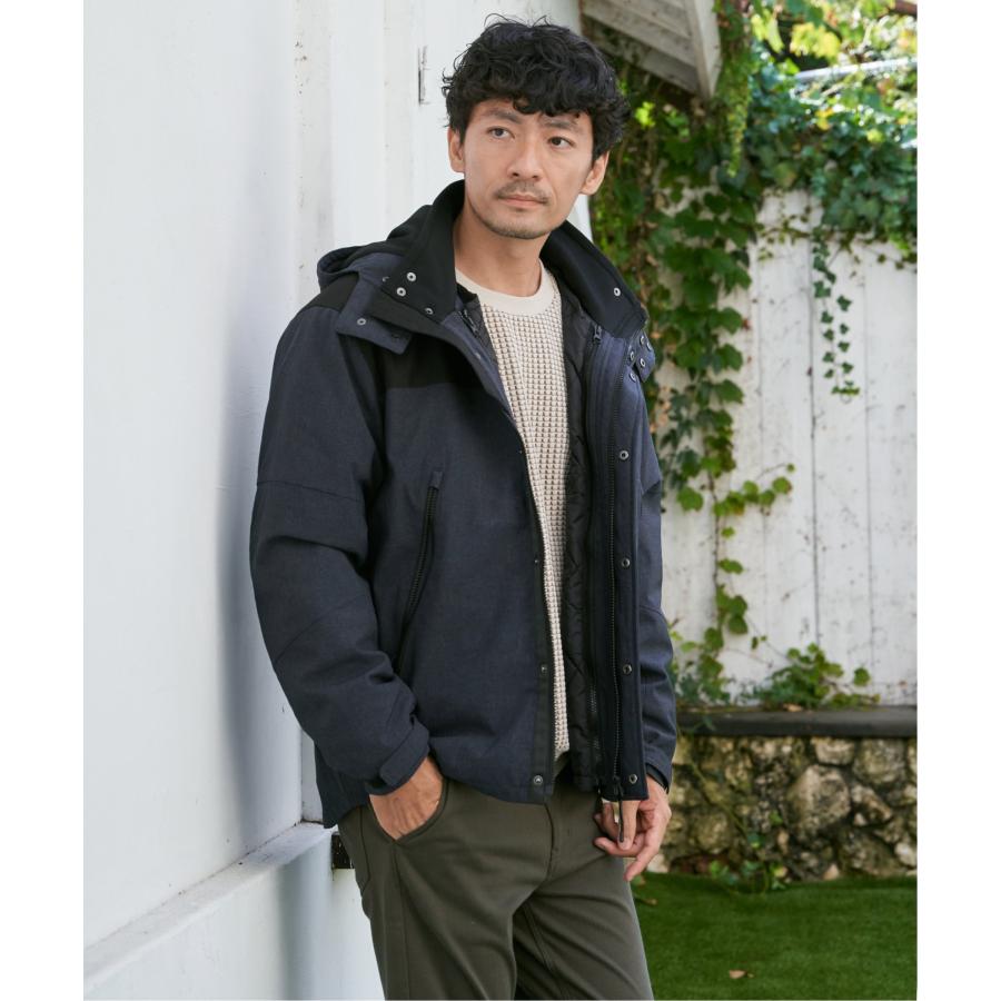 ikka（イッカ） 【芸能人着用】sorona(R) 3WAYマウンテンパーカー【撥