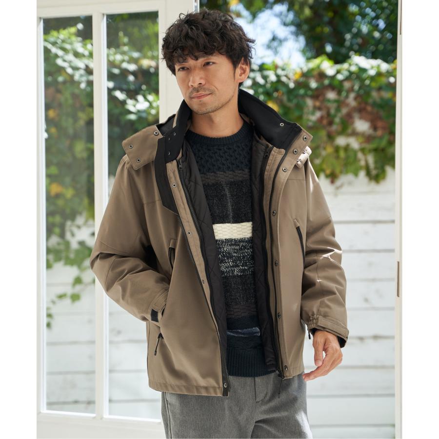 ikka（イッカ） 【芸能人着用】sorona(R) 3WAYマウンテンパーカー【撥