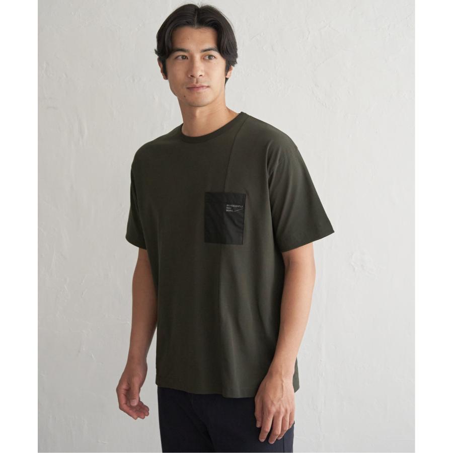 ikka（イッカ） 【お得だ値】冷感DRY布帛コンビポケットTシャツ : COX