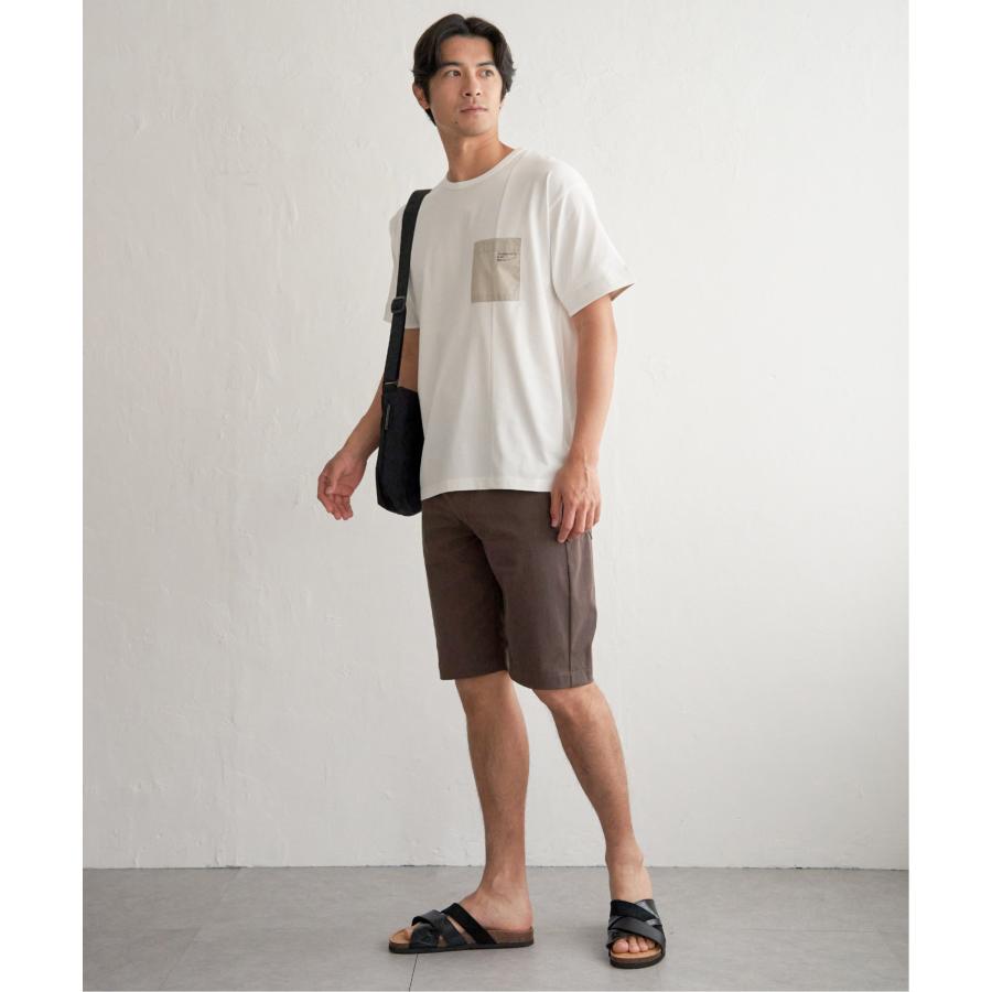 ikka（イッカ） 【お得だ値】冷感DRY布帛コンビポケットTシャツ : COX