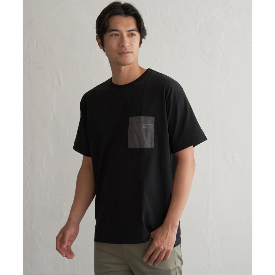 ikka（イッカ） 【お得だ値】冷感DRY布帛コンビポケットTシャツ : COX