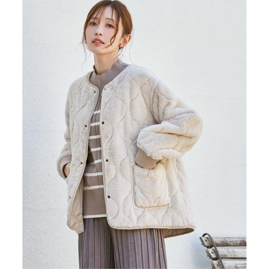 ikka（イッカ） 【雑誌InRed12月号掲載】キルトファーリバーシブル