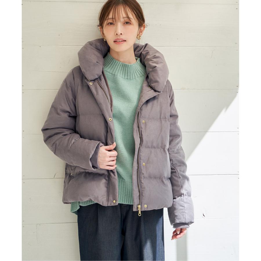 ikka（イッカ） 【雑誌InRed1月号掲載】細コール2WAY洗えるダウン