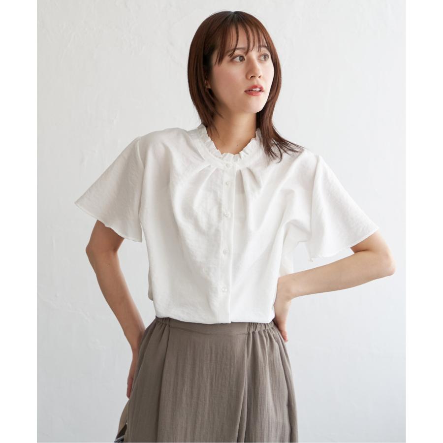 襟フリル2WAY半袖ブラウス : COX-ONLINE SHOP ヤフー店 - 通販 - Yahoo
