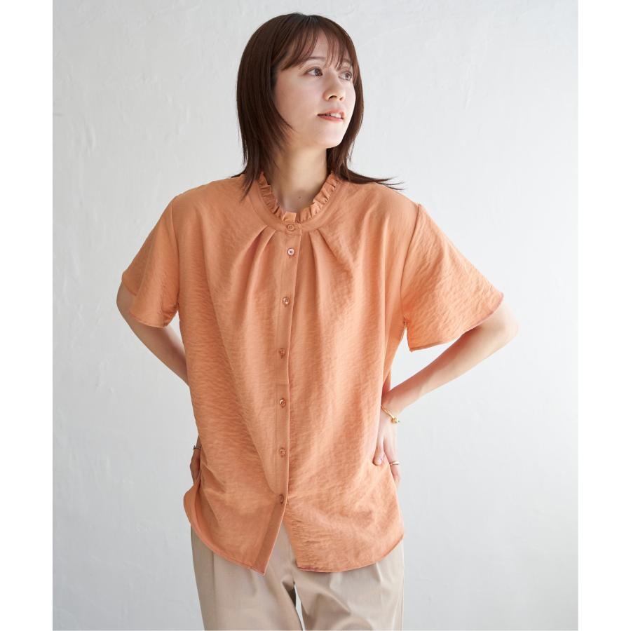 襟フリル2WAY半袖ブラウス : COX-ONLINE SHOP ヤフー店 - 通販 - Yahoo