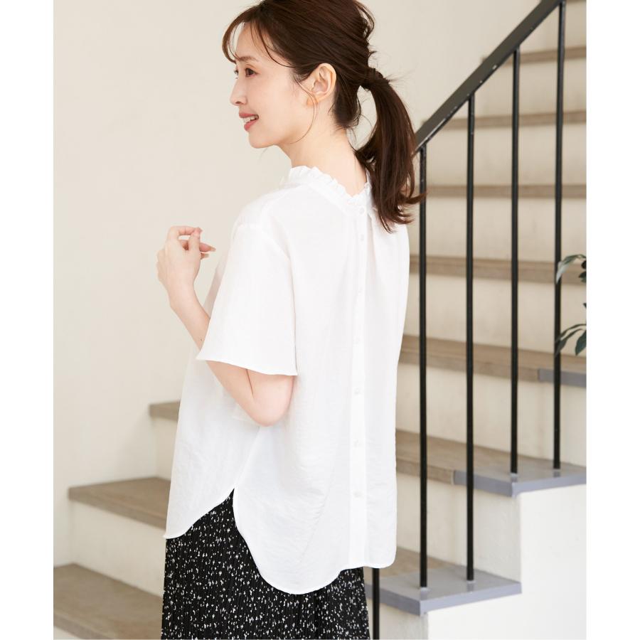 襟フリル2WAY半袖ブラウス : COX-ONLINE SHOP ヤフー店 - 通販 - Yahoo