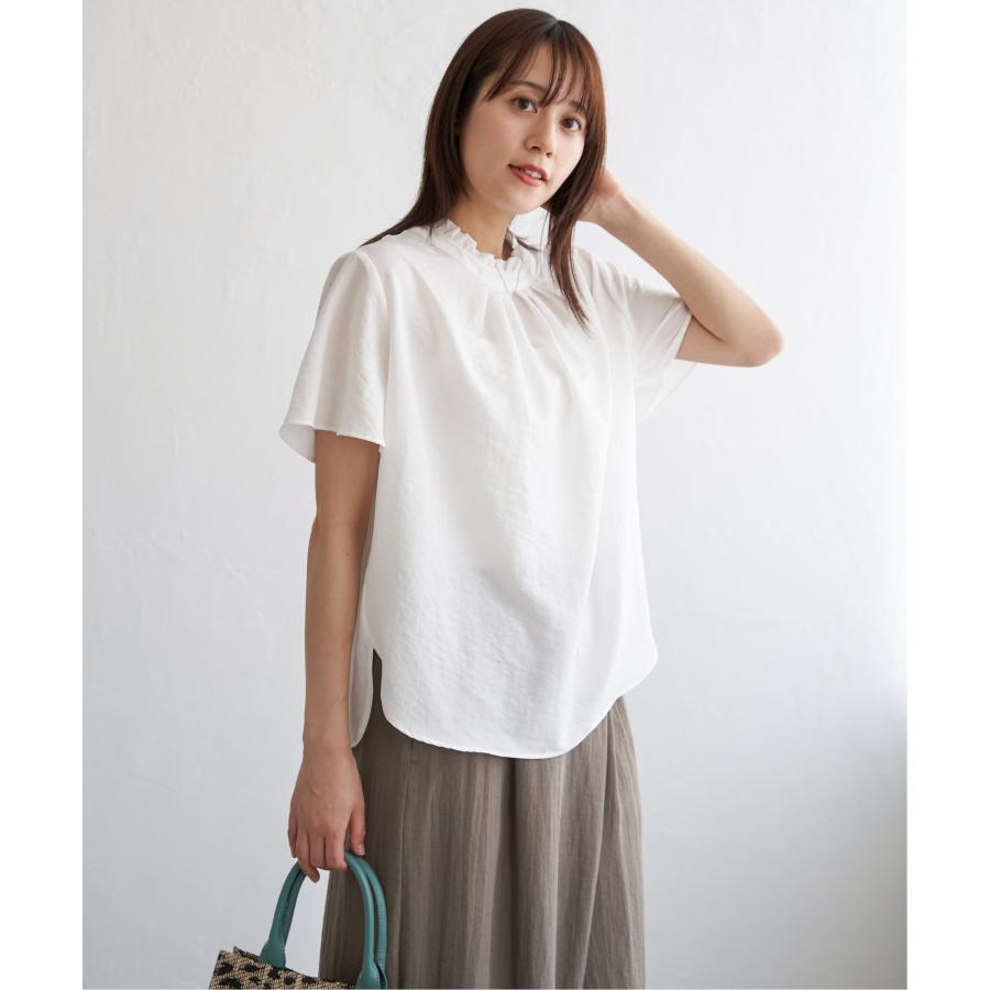 襟フリル2WAY半袖ブラウス : COX-ONLINE SHOP ヤフー店 - 通販 - Yahoo