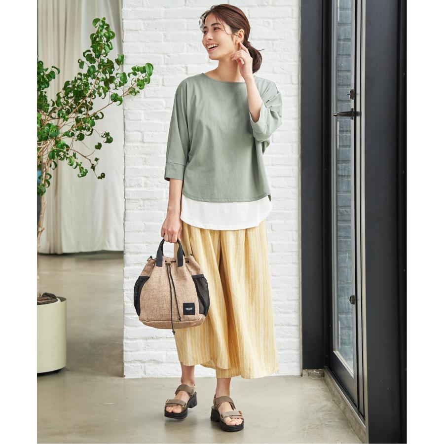 AMPTAK×COLORS Avail　アベイル　Lサイズ　サンダル ikka（イッカ） 【雑誌InRed6月号掲載】ベルクロダブルベルトサンダル