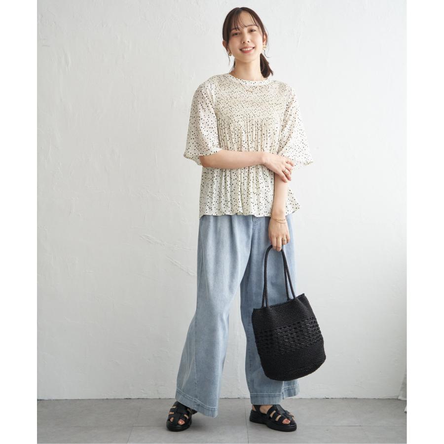 ikka（イッカ） 雑材ラメメッシュトートバッグ : COX-ONLINE SHOP