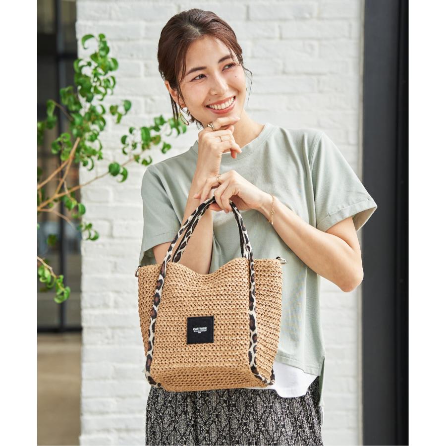 ikka（イッカ） 【雑誌InRed6月号掲載】雑材パイピングトートバッグ
