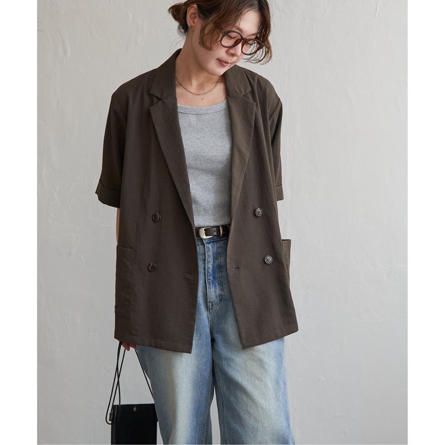 リネンライクハーフスリーブジャケット : COX-ONLINE SHOP ヤフー店
