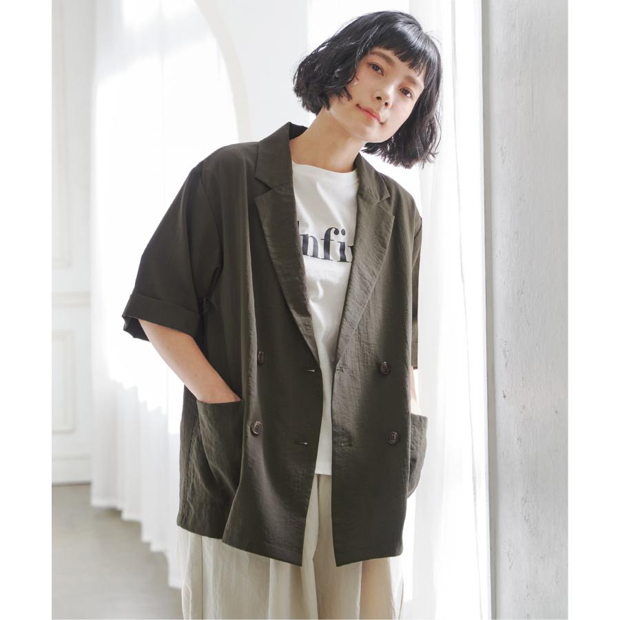 未使用ドレステリア　リネンコットンハーフスリーブジャケット[М] リネンライクハーフスリーブジャケット : COX-ONLINE SHOP ヤフー店