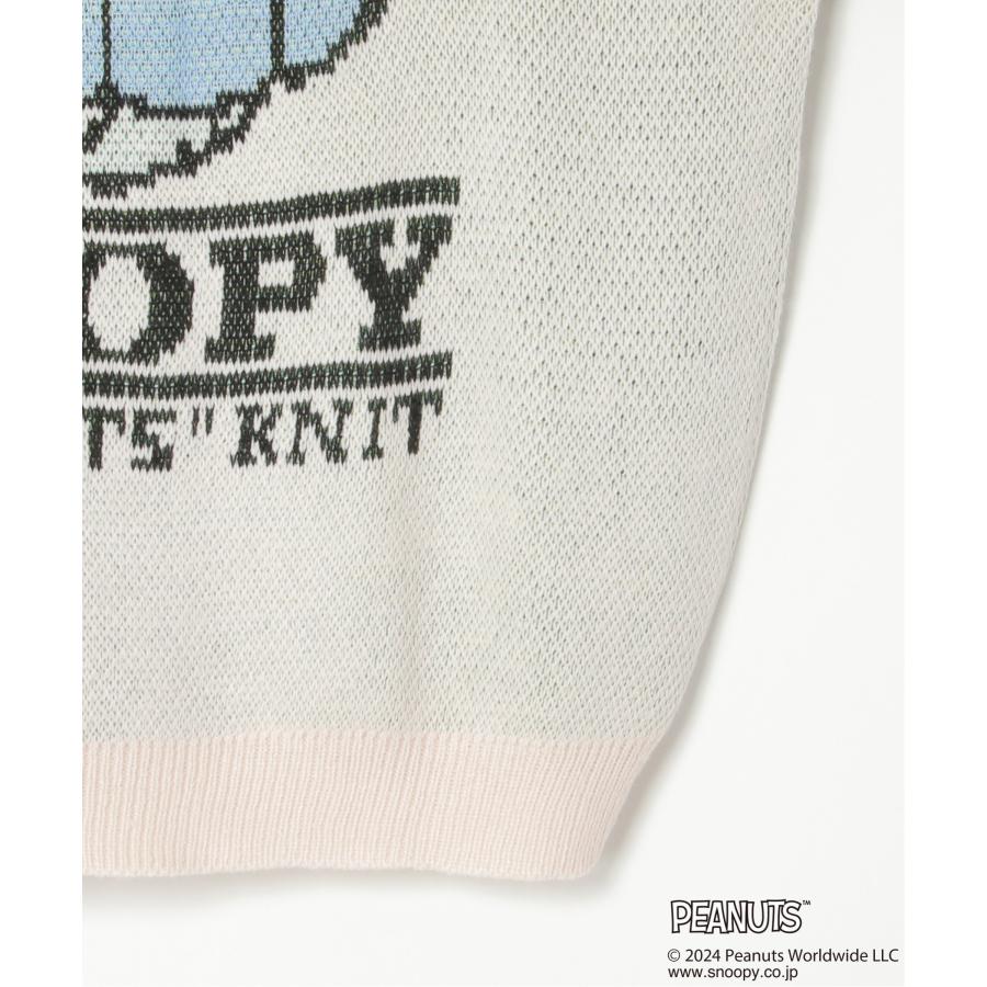 PEANUTS ピーナッツ SNOOPY スヌーピー TPクルーネックニット : COX