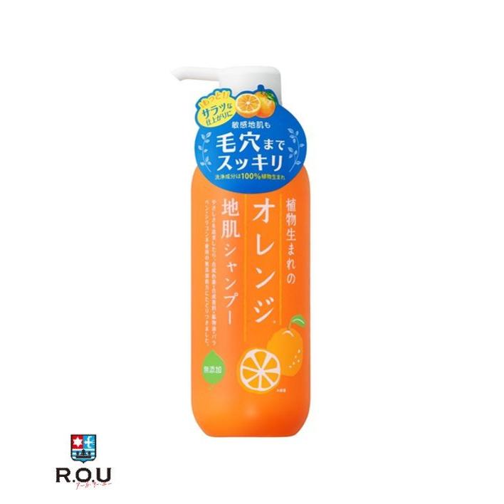 植物生まれのオレンジ地肌シャンプーS 400mL【石澤研究所】