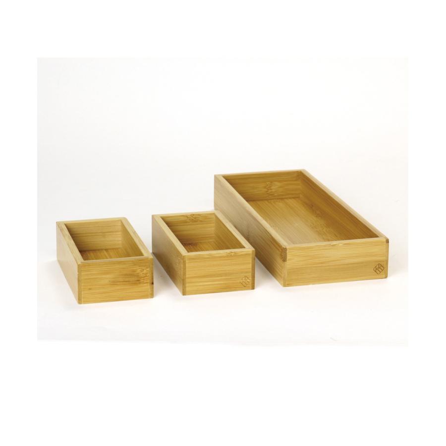 TOKYO DESIGN CHANNEL たけやか バンブー整理ケース 3個セット SPICE