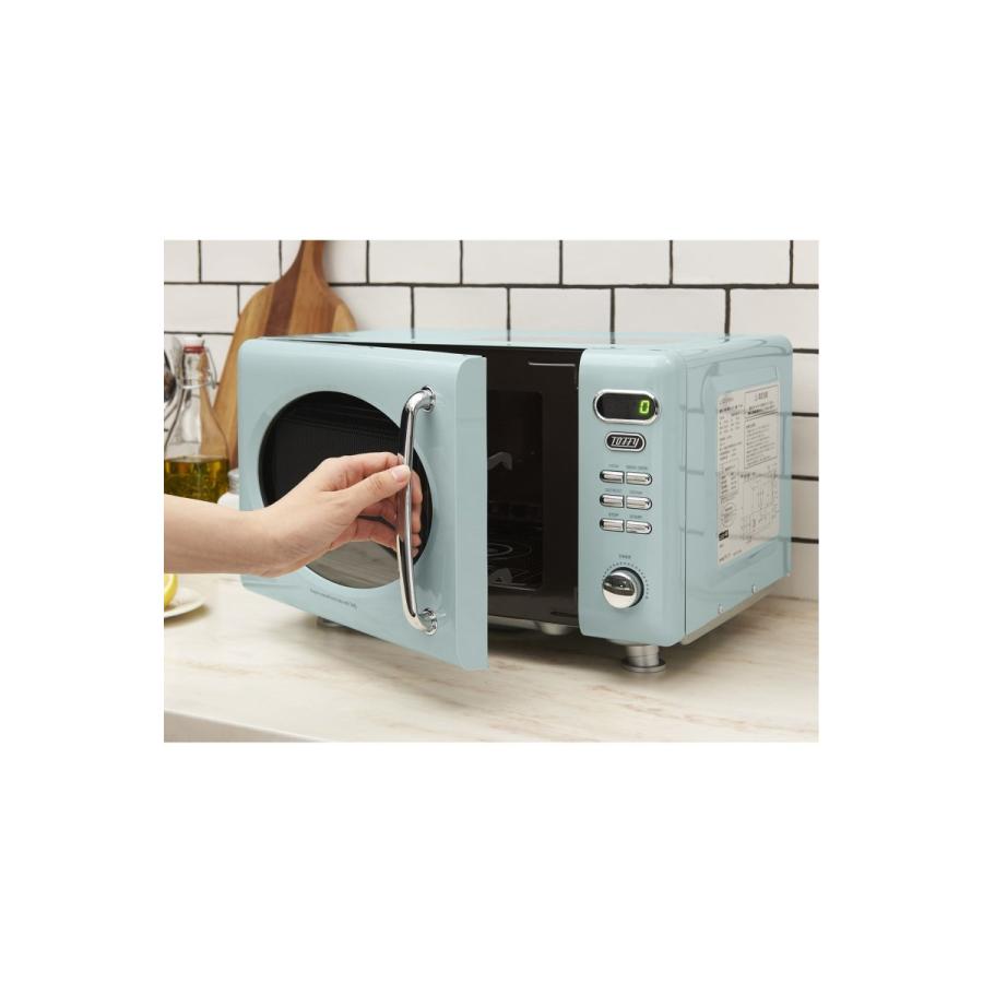 トフィー 電子レンジ レトロ かわいい 簡単調理 簡単操作 レトロ 家電 簡単調理 Toffy