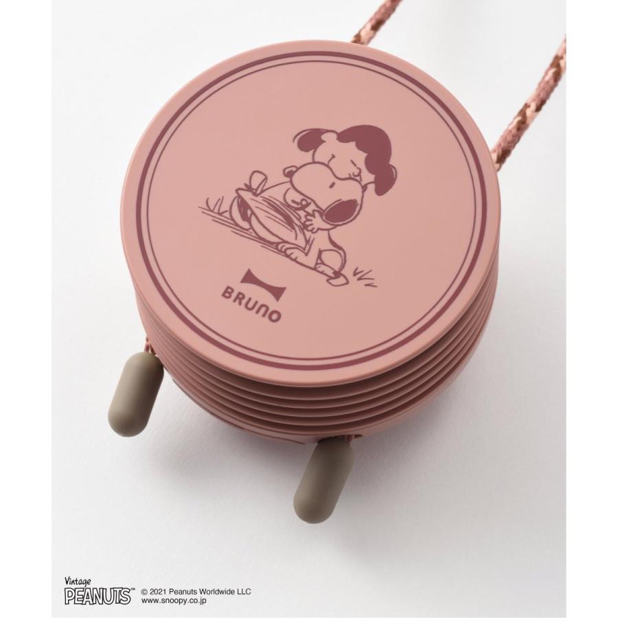 BRUNO（ブルーノ） PEANUTS ウェアラブルファン ネックファン ミニ