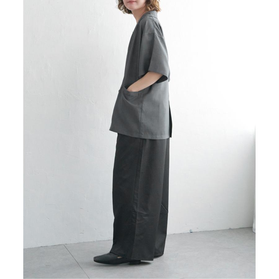 ハーフスリーブジャケット ブラック レイヤードハーフスリーブジャケット(FREE BLACK): : ウィメンズ