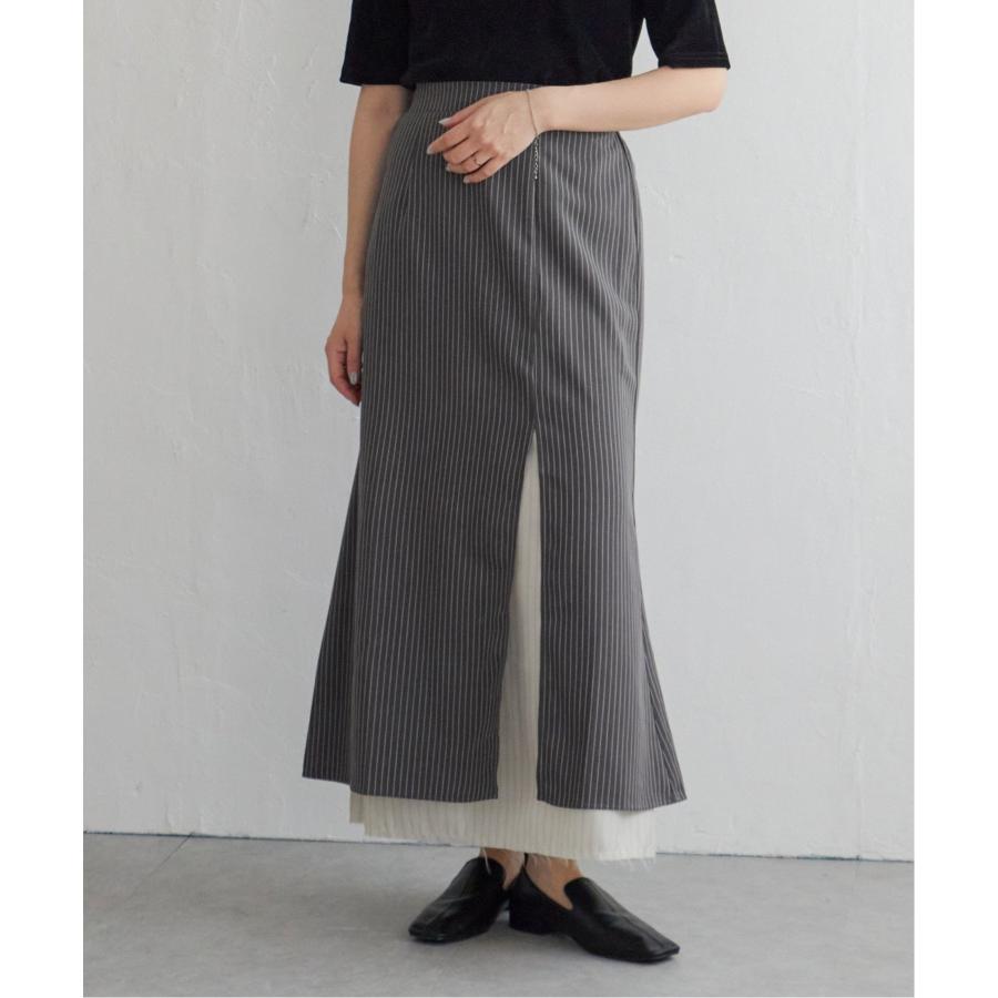 レイヤードライクストライプスカート : COX-ONLINE SHOP ヤフー店