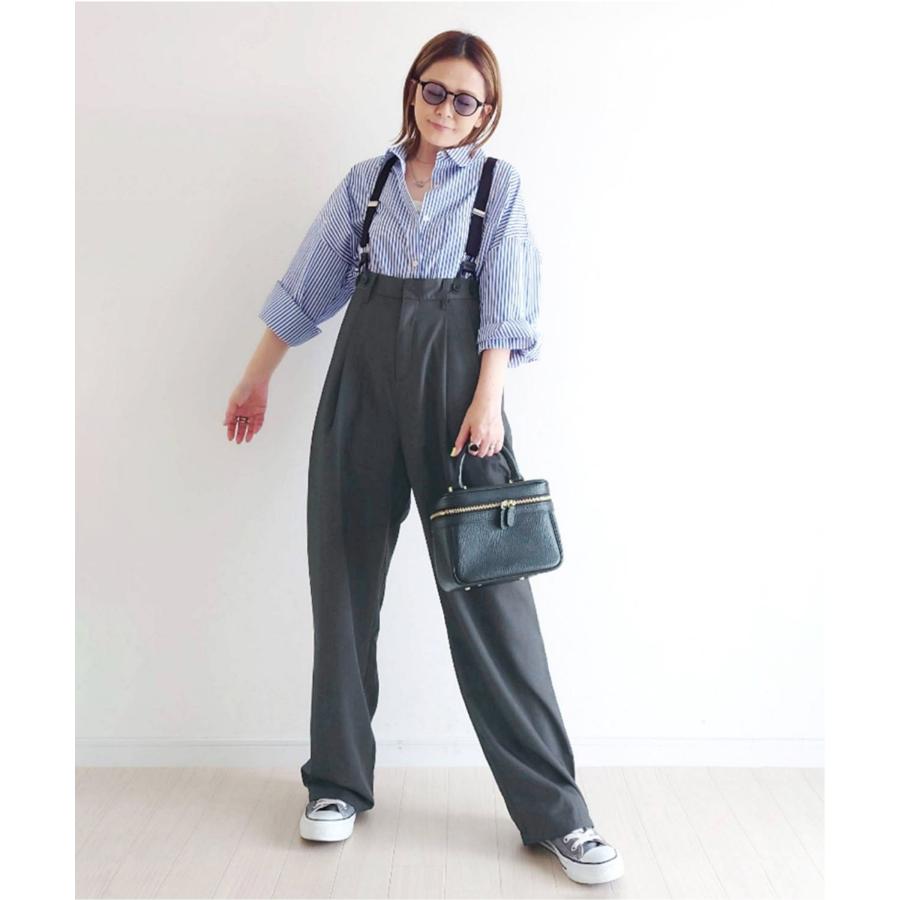 notch. 【 notch.by yui 】サスペンダー付きハイウエストパンツ S／S