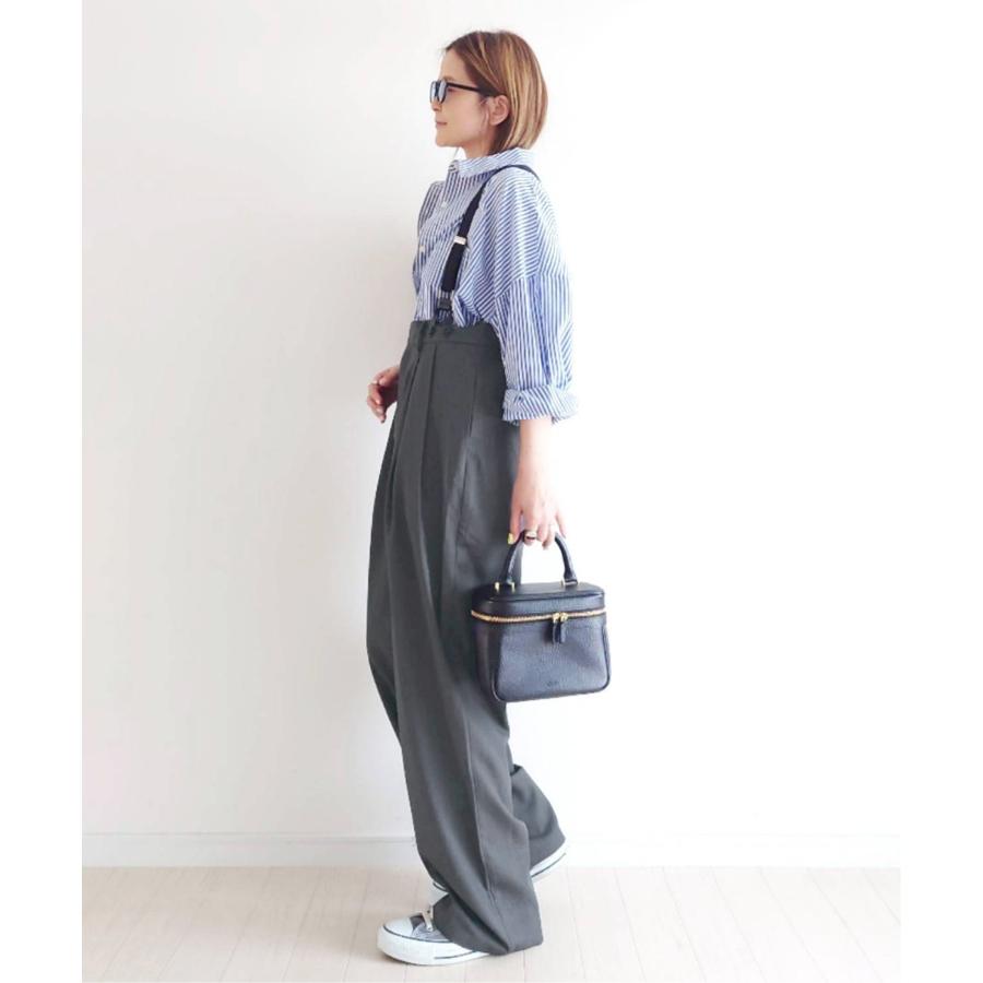 notch.by yui 】サスペンダー付きハイウエストパンツ S/S notch.by yui 】サスペンダー付きハイウエストパンツ S/S