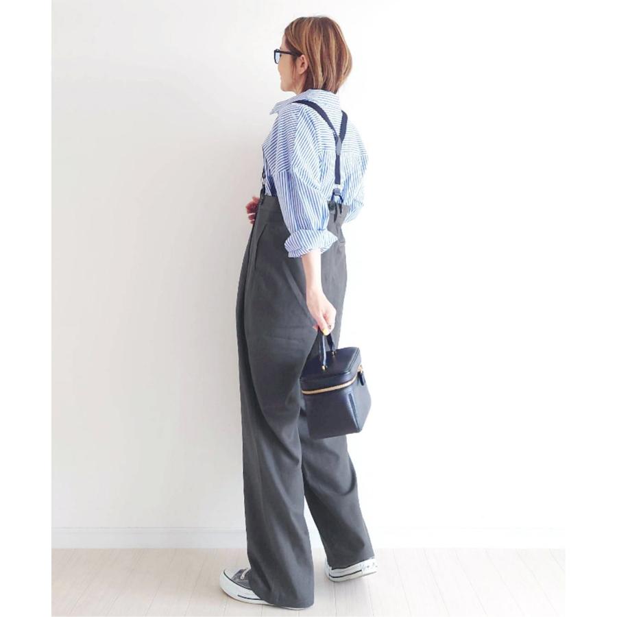 notch. 【 notch.by yui 】サスペンダー付きハイウエストパンツ S／S