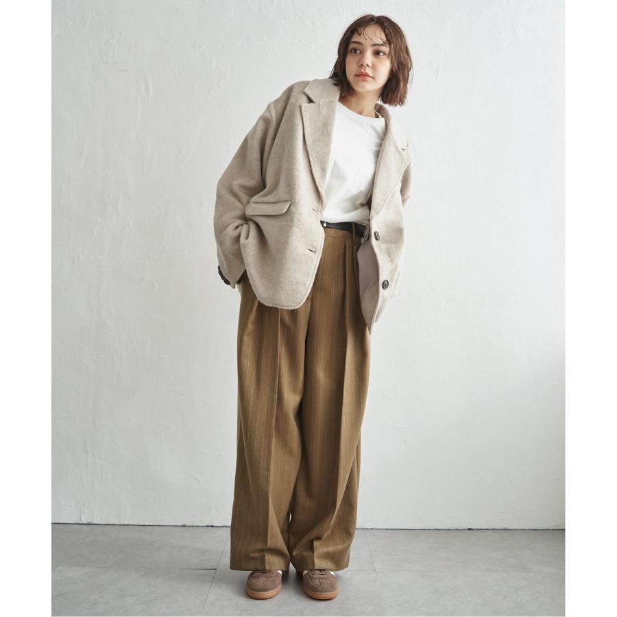 notch. 【 notch. by KASUMI 】 ストライプトラウザーパンツ : COX