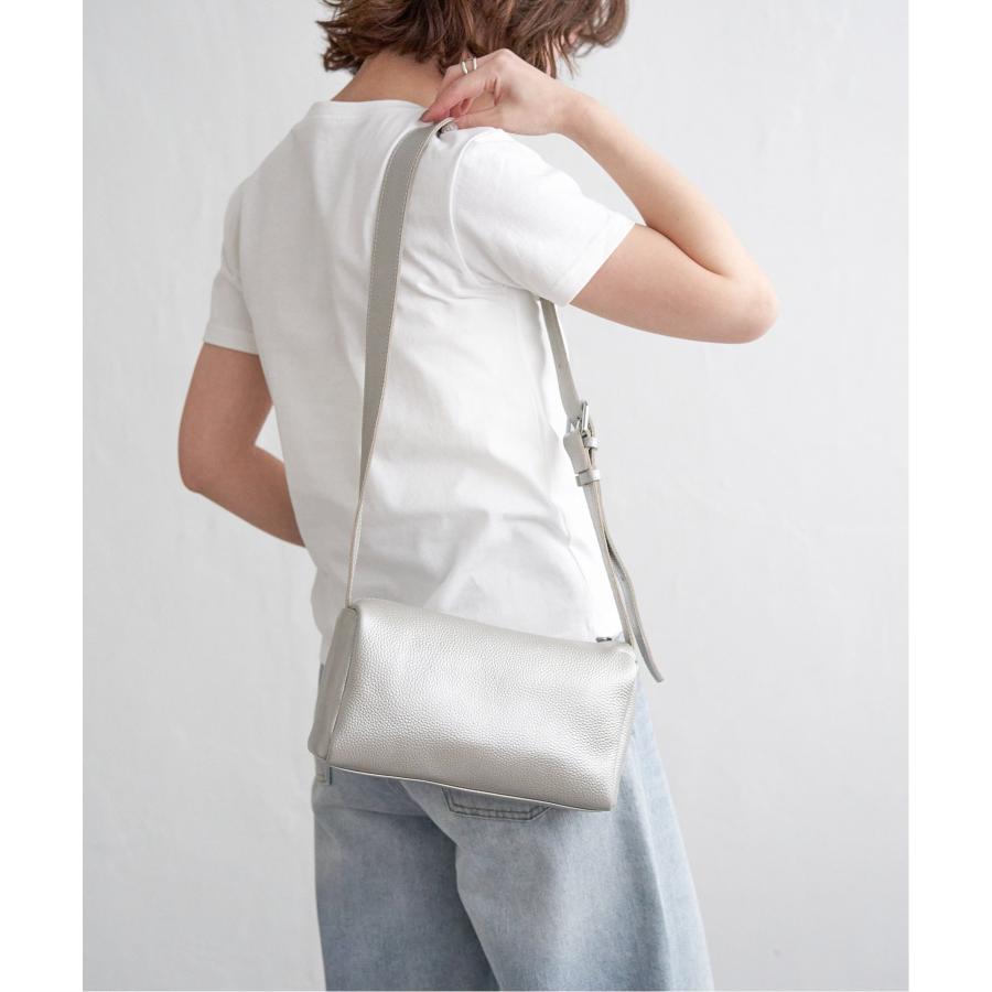 【sweet web掲載】COOCO シュリンクレザースクエアショルダーバッグ