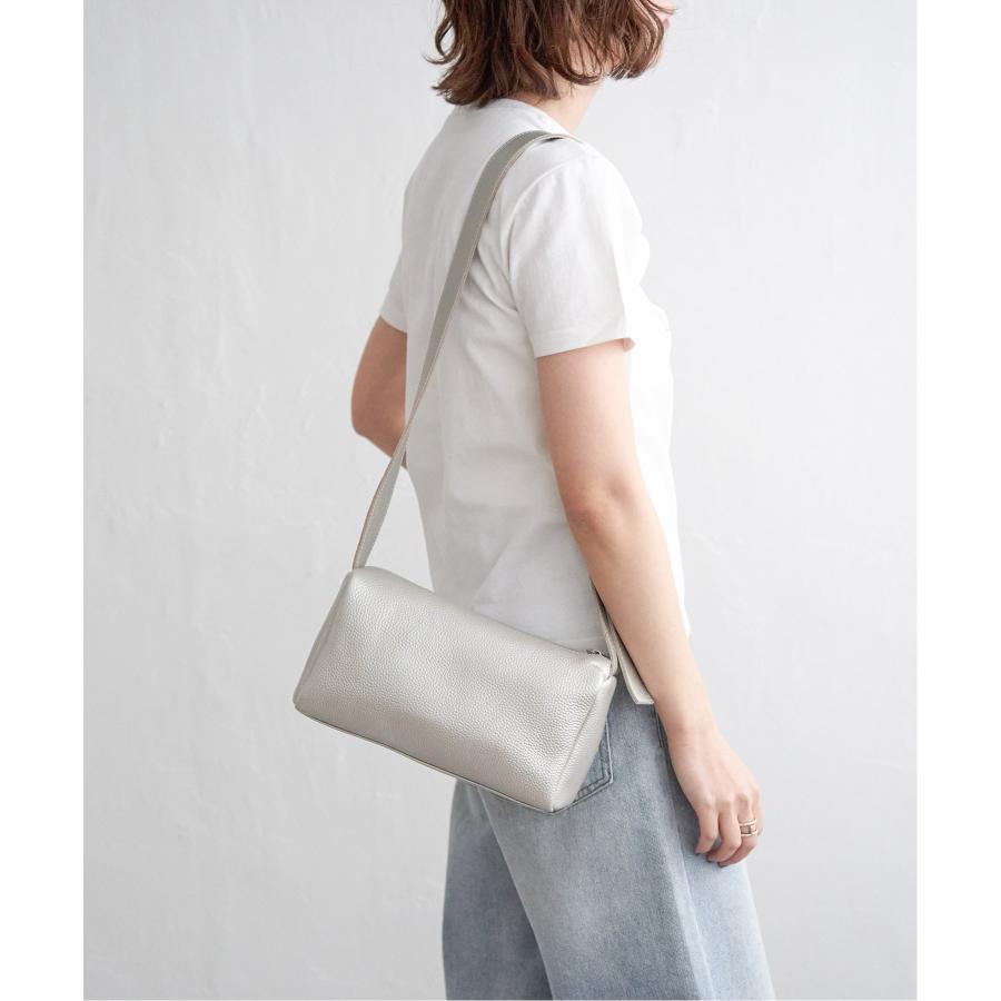 【sweet web掲載】COOCO シュリンクレザースクエアショルダーバッグ