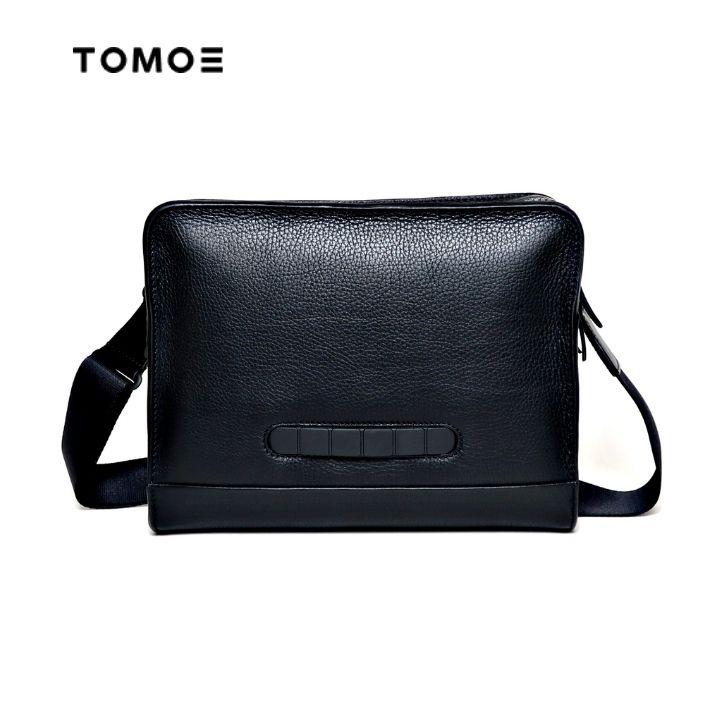 【試着のみ】TOMOE 2WAYボディバッグM ブラック TOMOE（トモエ） 2WAYボディバッグ M クラッチバッグ 本革 レザー