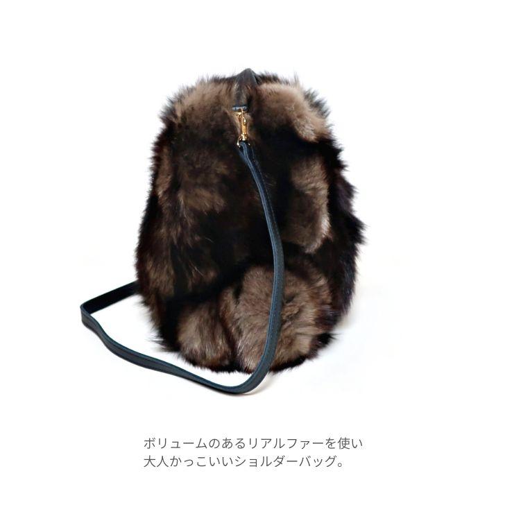 【美品】ikot イコット かごバッグ3way ファー インナーバッグ ikot（イコット） ファーバッグ ショルダー ブラウン フォックスファー