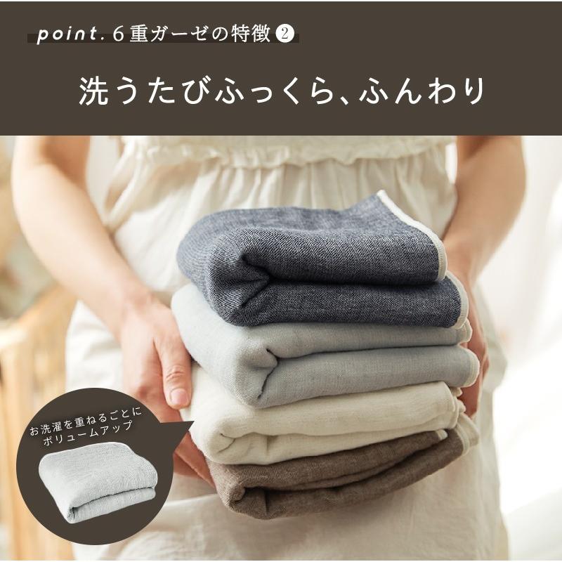 COYOLI uniim フェイスタオル おしゃれ 6重ガーゼ 30×80 吸水 [M便 1/1 