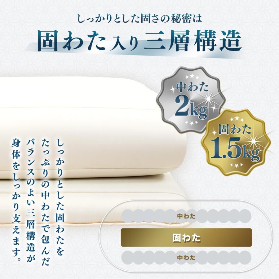 COYOLI 【メーカー直送品】【匠 takumi】日本製 三層敷き布団 シングル
