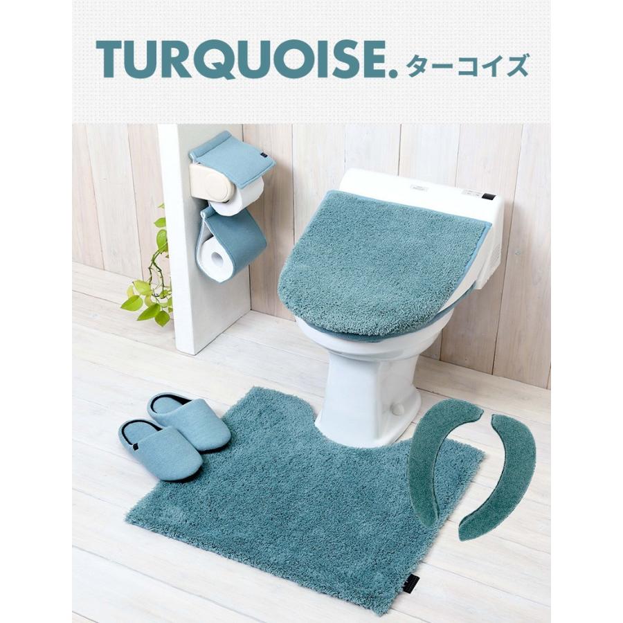 トイレ用マット カバーセット 5点セット トイレマット + ふたカバー