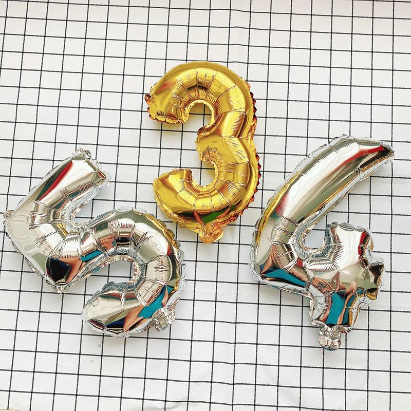 オーダー受付❁﻿バルーン数字 アルバム飾り 誕生日 飾り付け 数字 バルーン ナンバーバルーン セット L 大きい