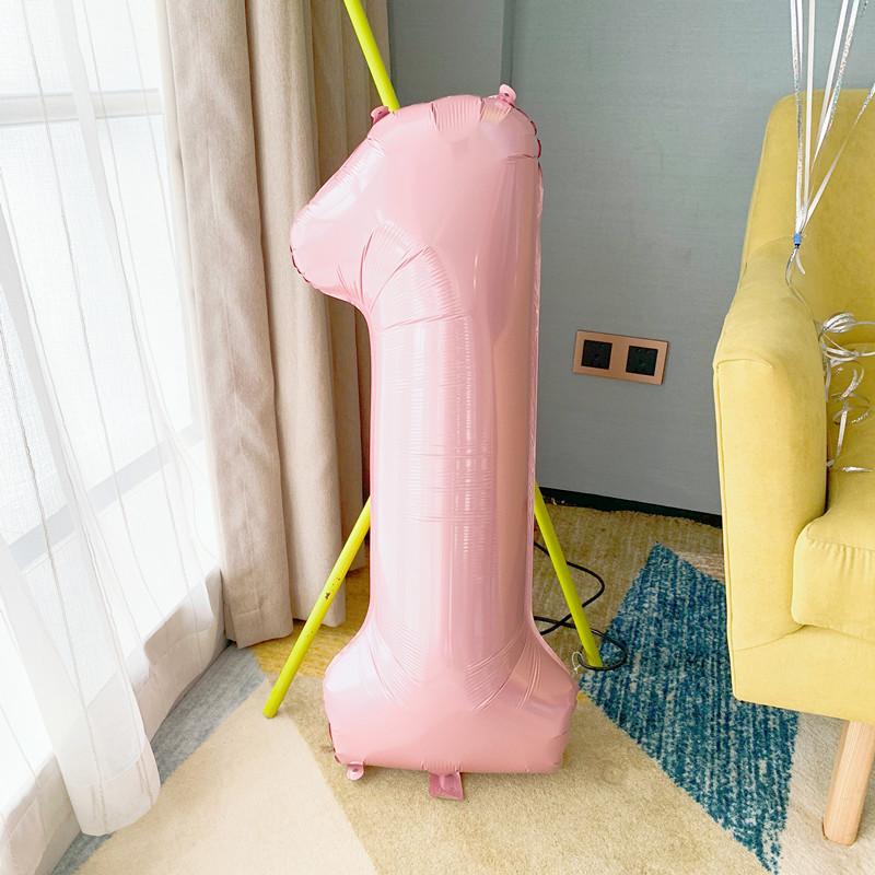 BIG 40インチ 誕生日の飾り付け 数字 ナンバーバルーン 特大 巨大 風船