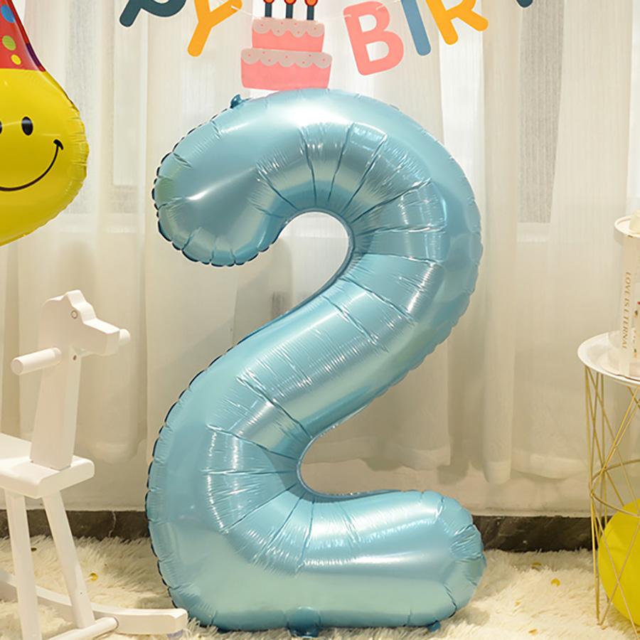 BIG 40インチ 誕生日の飾り付け 数字 ナンバーバルーン 特大 巨大 風船